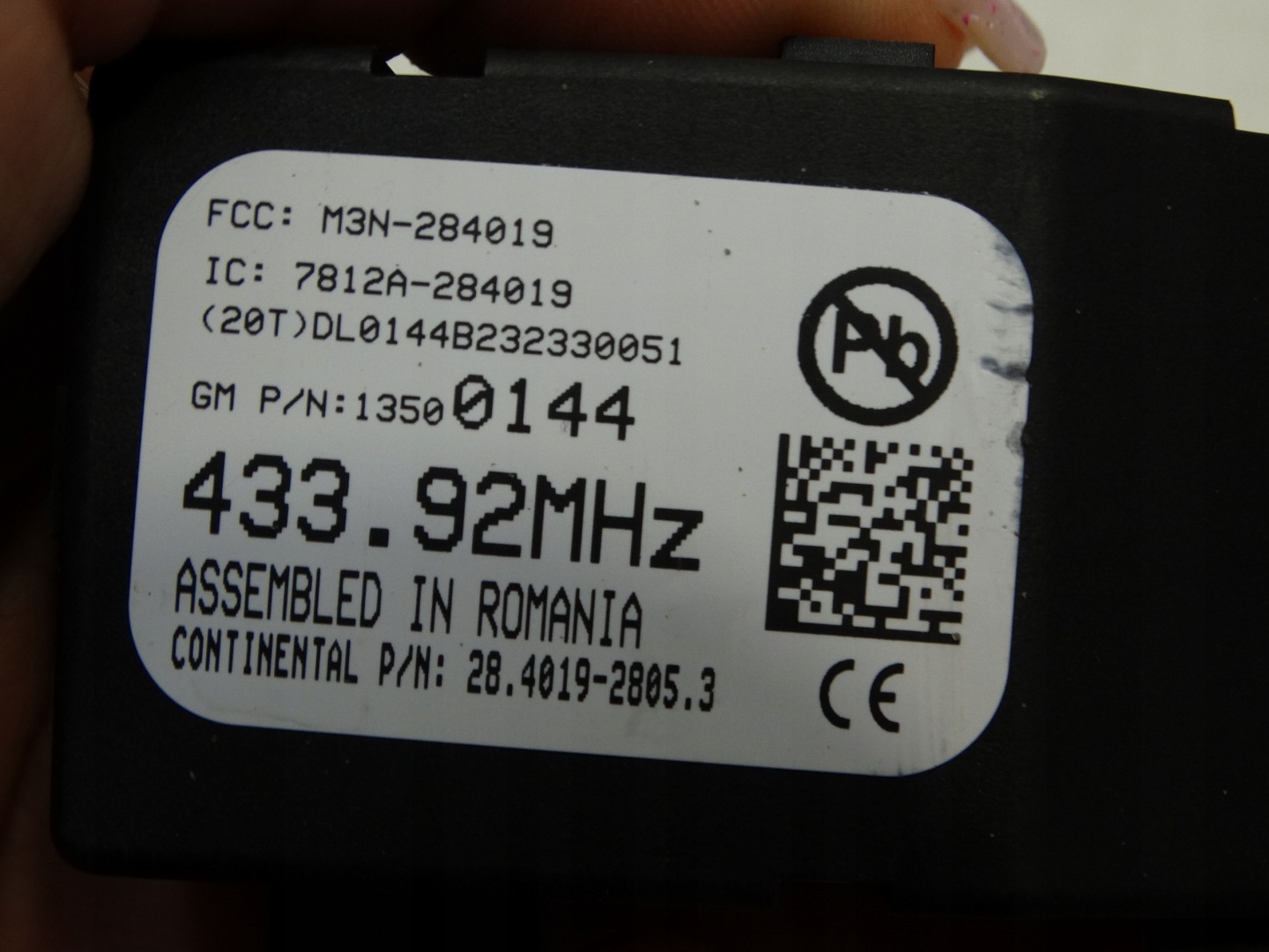 module ANTENY amplifier OPEL ASTRA J IV CORSA E ZAFIRA C GM 13500144