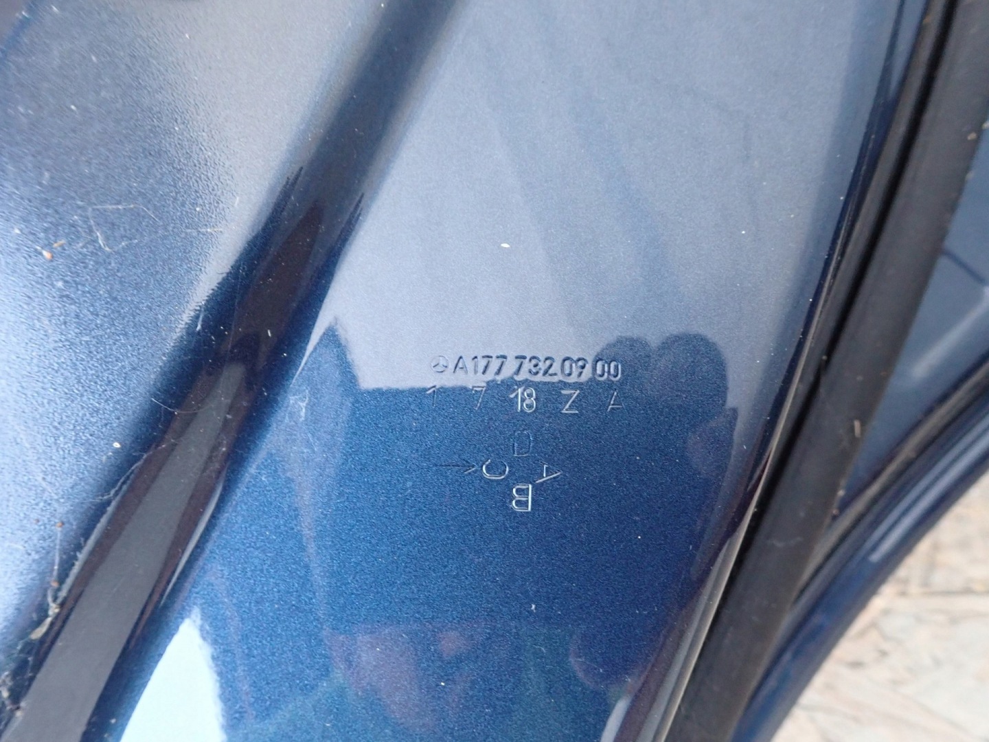 door left rear. left rear part MERCEDES A KLASA 177 2018- HB HATCHBACK