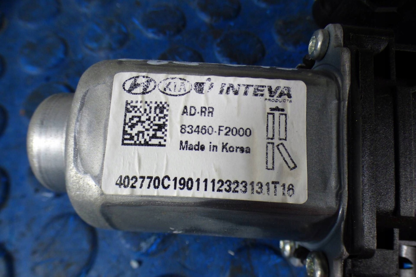 Hyundai Elantra VI mini motor windows left rear part 83460-F2000