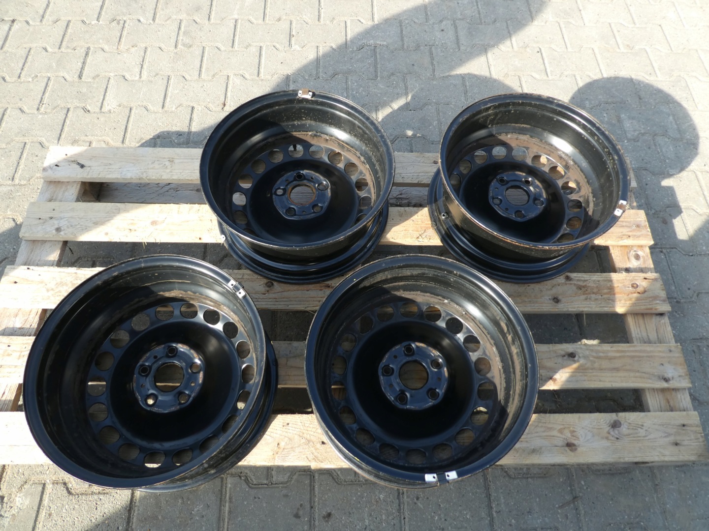 4X CERCHI Ferro VW 5x112 16 7N0601027E