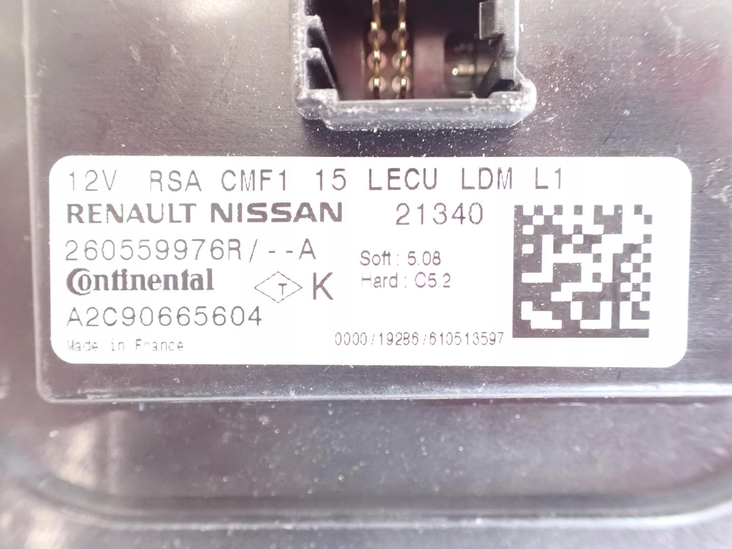 control unit module lights RENAULT NISSAN 260559976