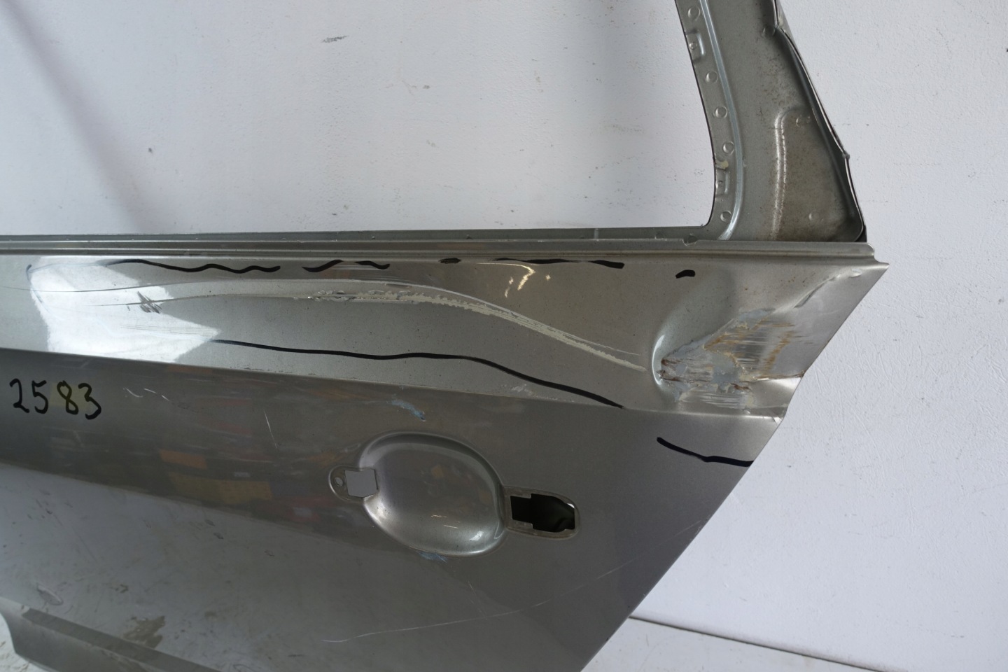 SKODA RAPID SPACEBACK 2013- door left rear part rear. 5JJ833311