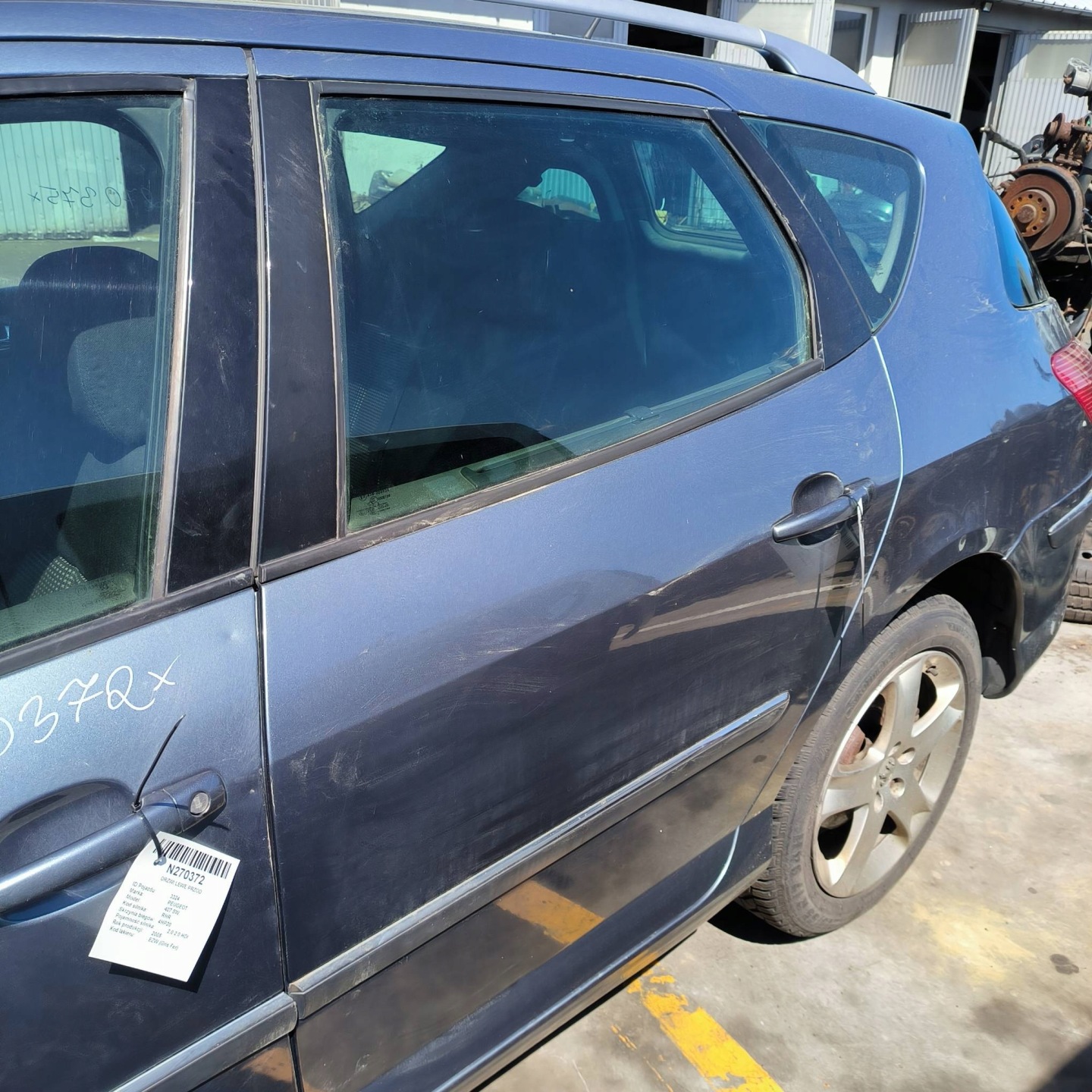 Tür links heck EZW PEUGEOT 407 SW