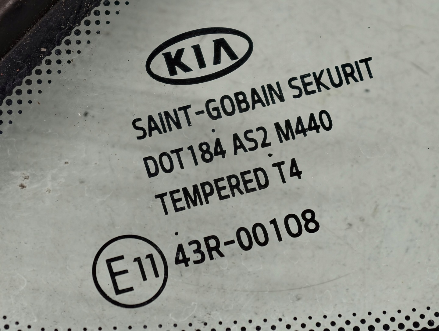KIA CEED II 12-18 window bodywork TROJKAT left front 86180-A2100