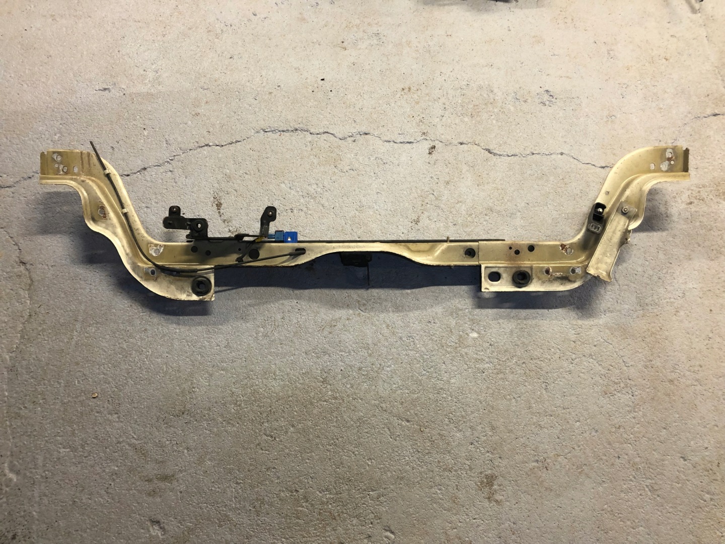 FIAT QUBO pillar sider tension belt upper front