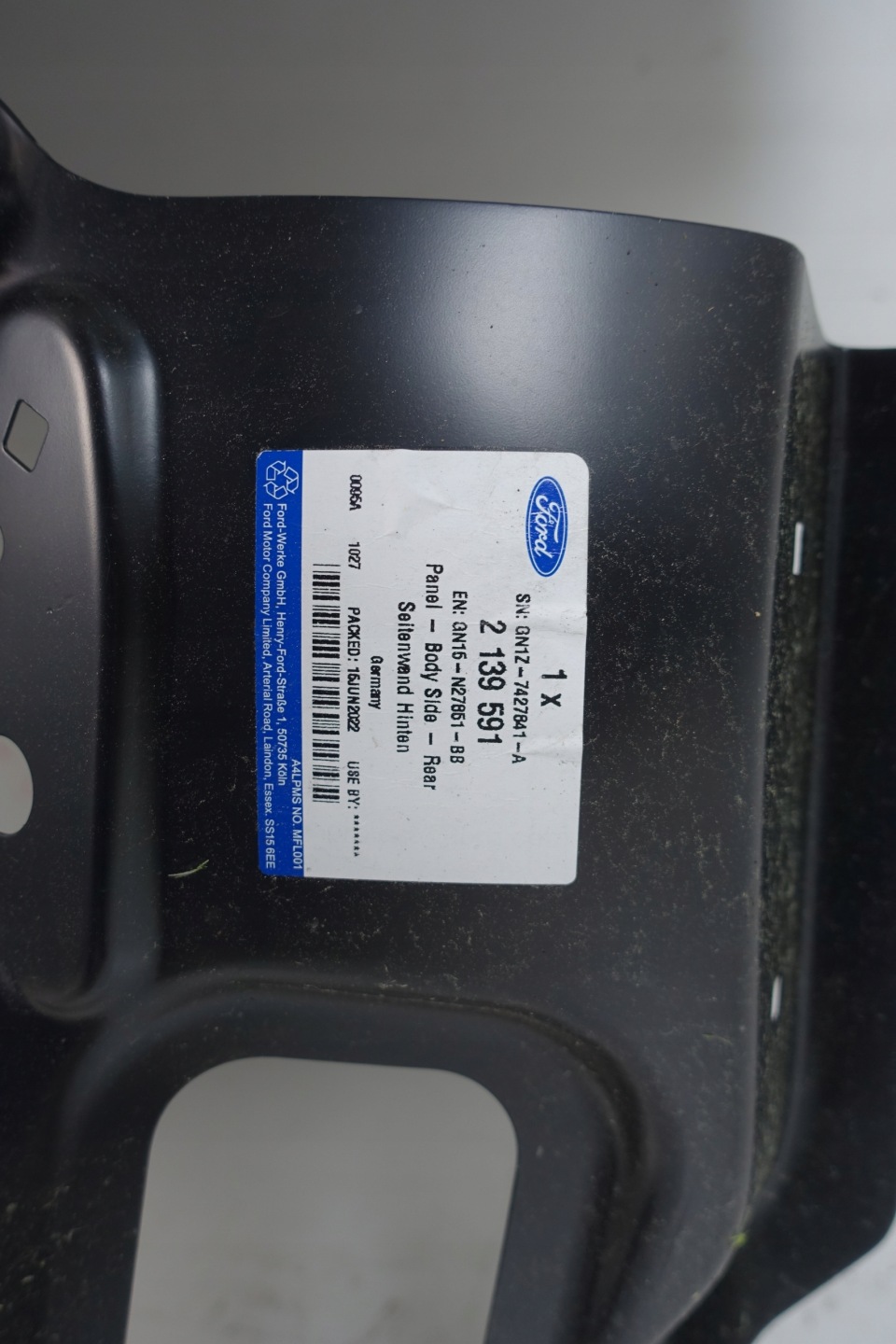 fender left rear part rear threshold FORD ECOSPORT II 2018
