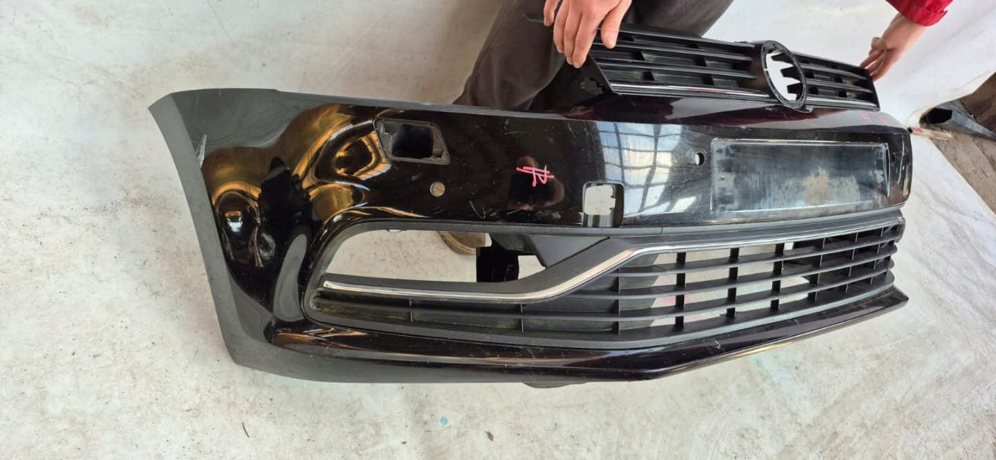 VW POLO V 5 6C LIFT 14-17 bumper front front washer PDC