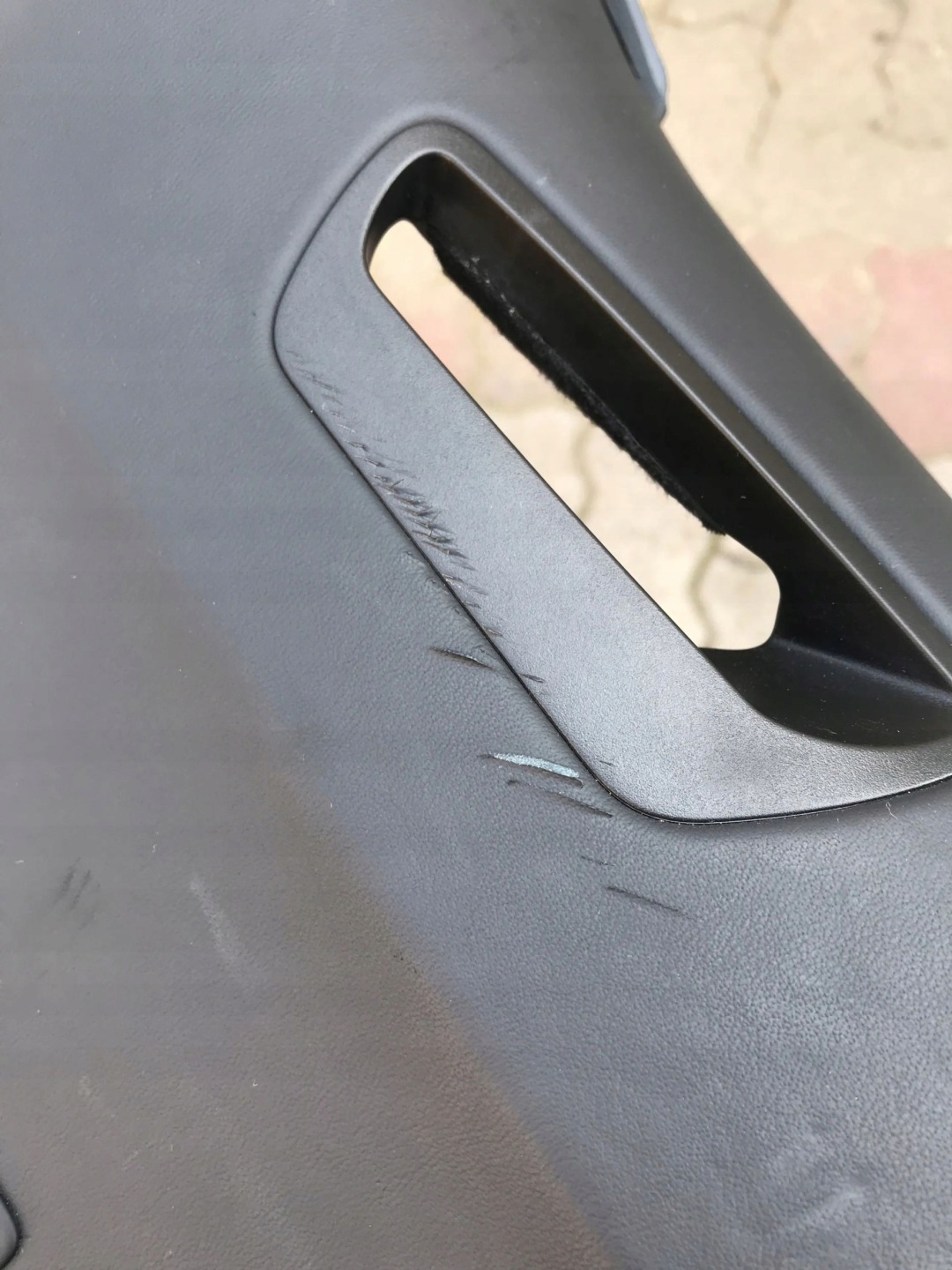 AUDI R8 5.2 plus cover plastic left supports leather 4S1867035E