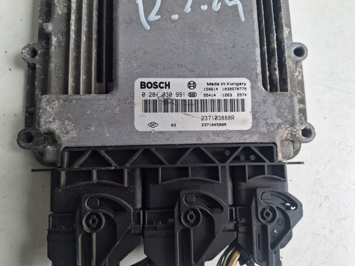 RENAULT centralina computer motore 0281030991 BOSCH