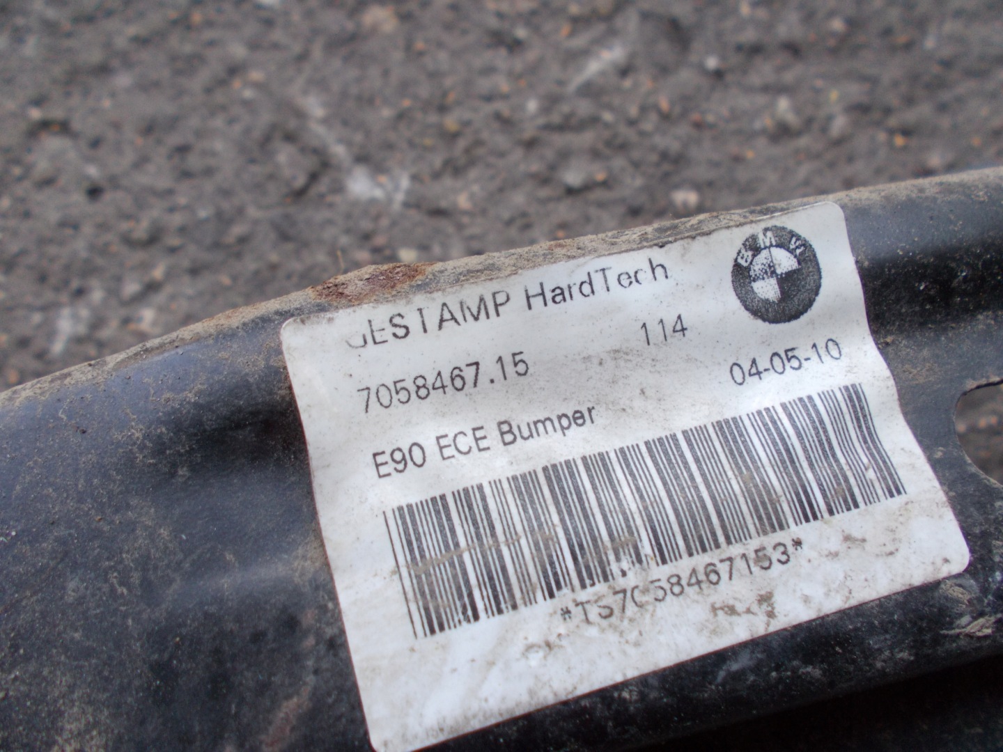 BMW E91 2.0 D 10R RINFORZO PARAURTI Traversa Paraurti posteriore 7058467