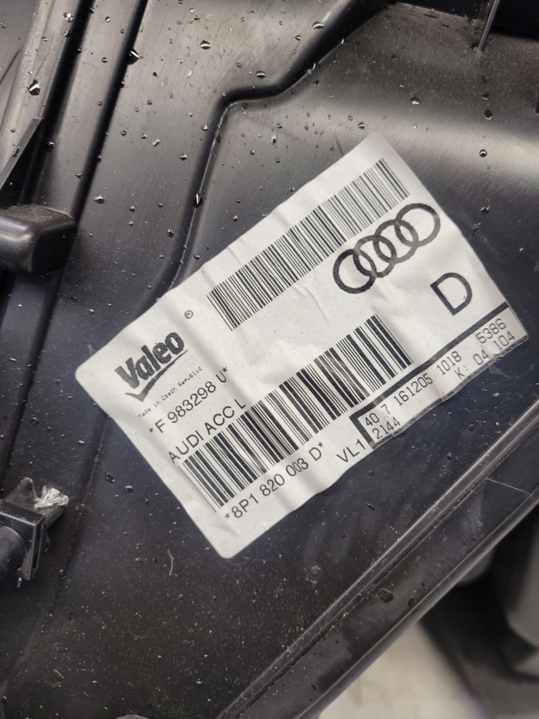 heater complete AUDI A3 8P LIFT 8P1820003D