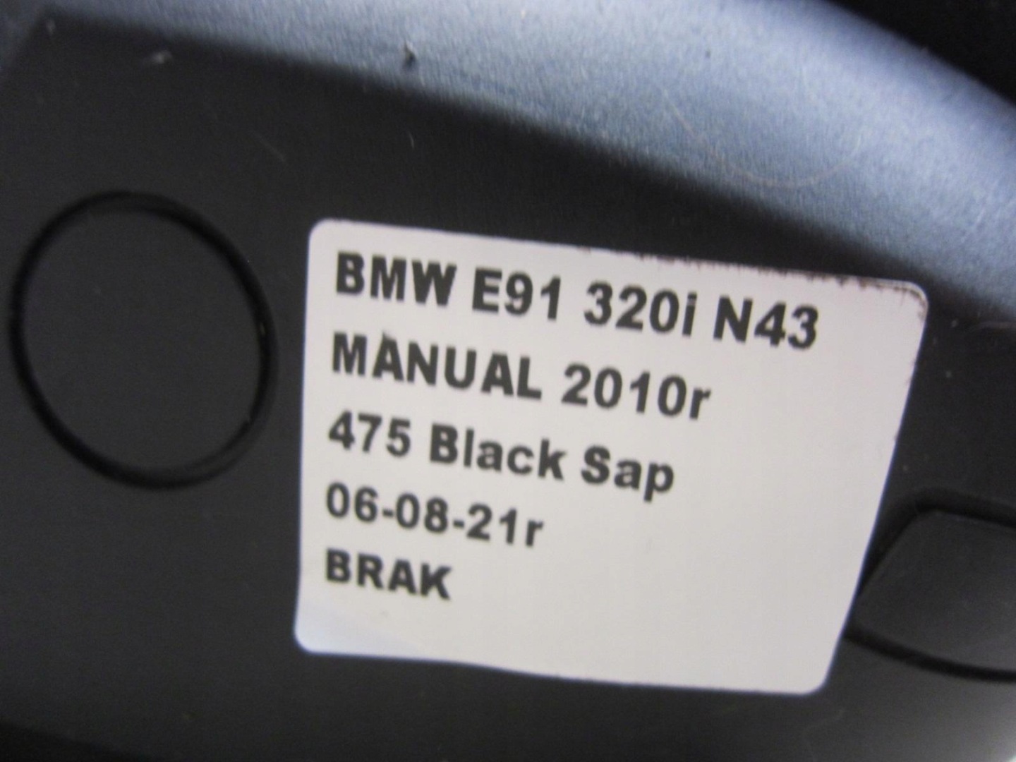 BMW E91 E90 2005-2010 sedačka spolujezdce pravý cerný MATERIAL tapacír