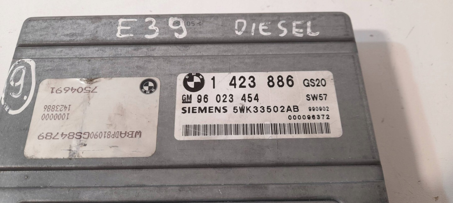 BMW 5 E39 3,0D Bedienteil Getriebe getriebe 5WK33502AB (9)
