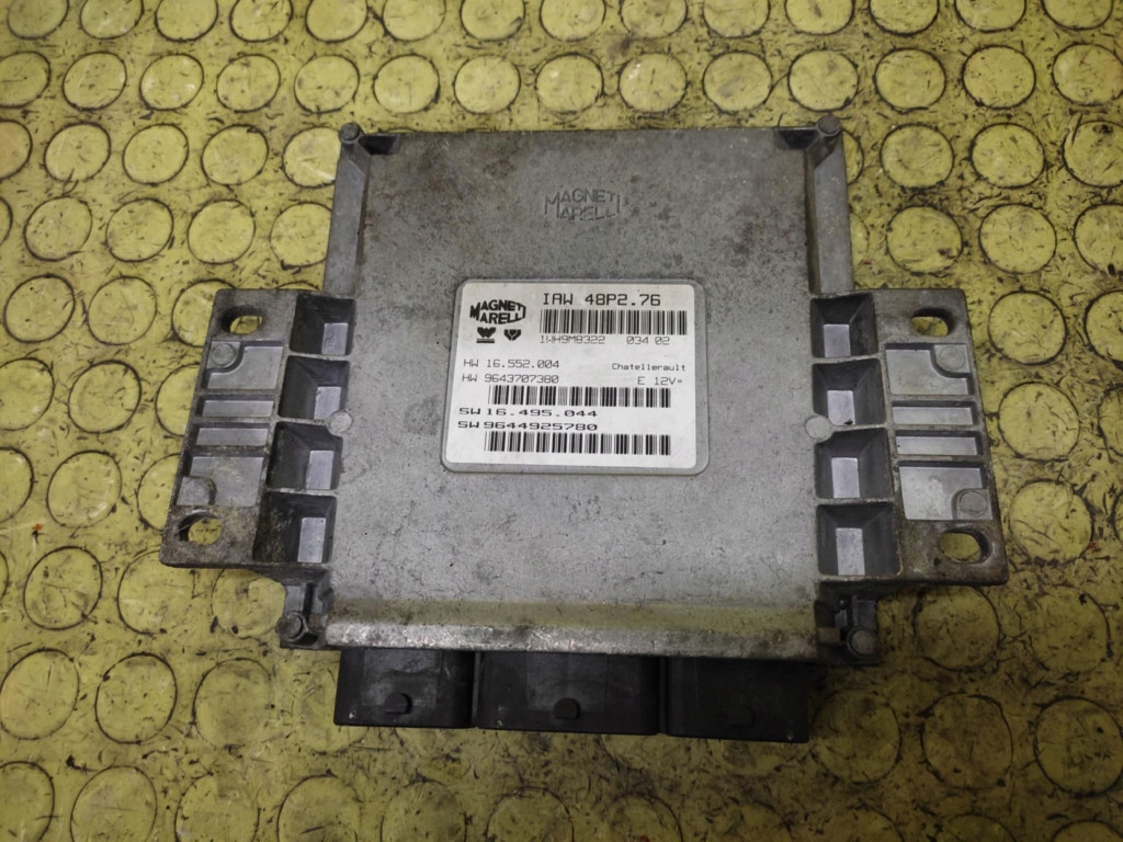 PEUGEOT 206 control unit of the engine IAW48P276