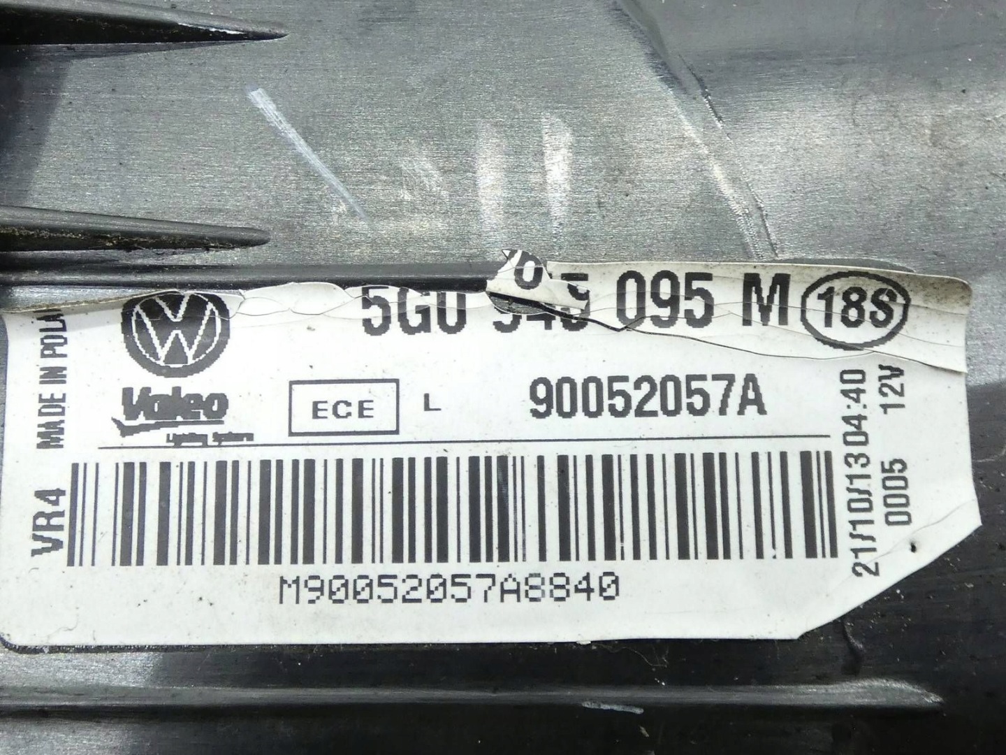 light left rear part left rear VW GOLF VII 5D 5-door 5G0945095M
