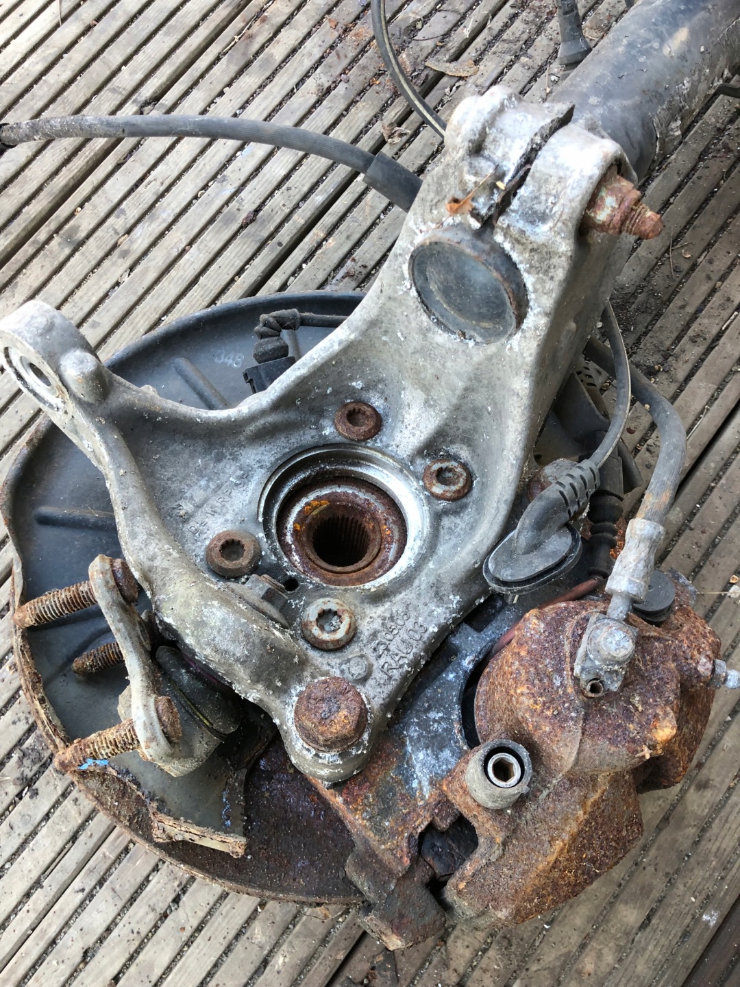 VW PASSAT B6 McPherson left front swing 3C0413031N