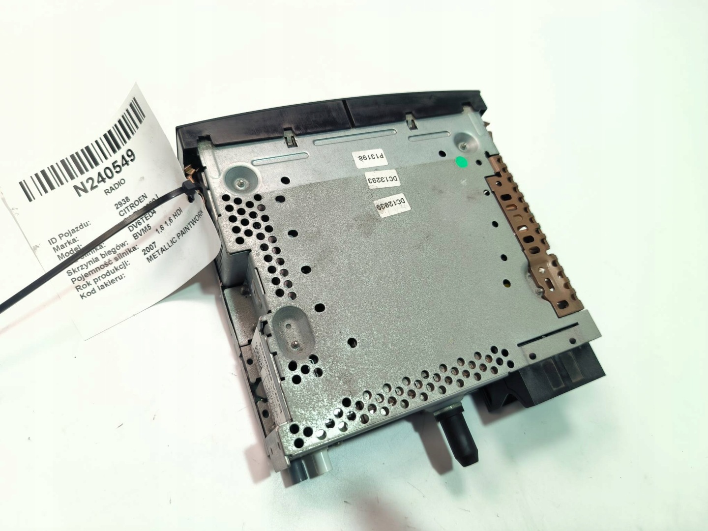 RADIO 96591777XT CITROEN C4 Picasso e