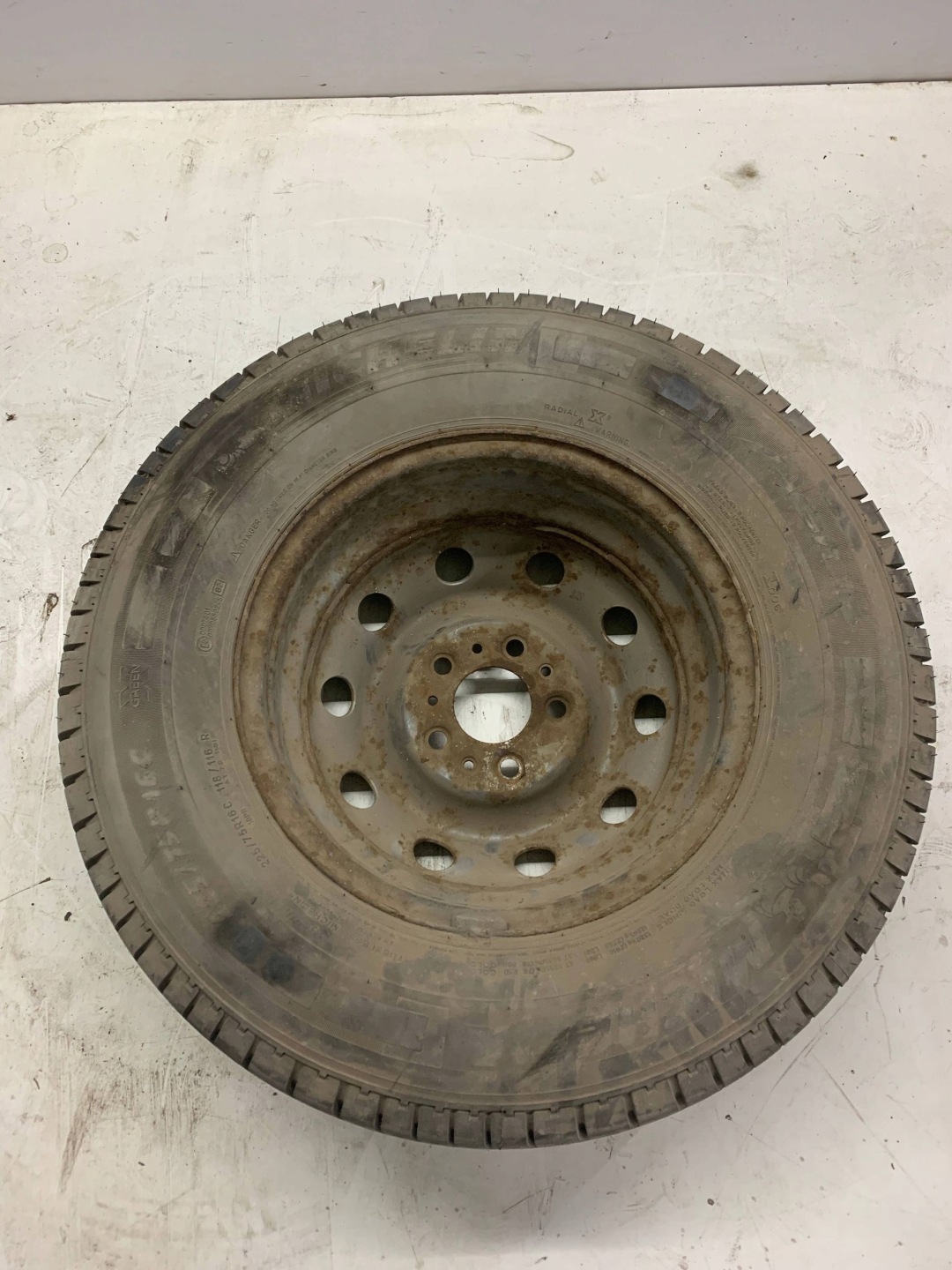 wheel spare spare 225/74/16C JUMPER BOXER