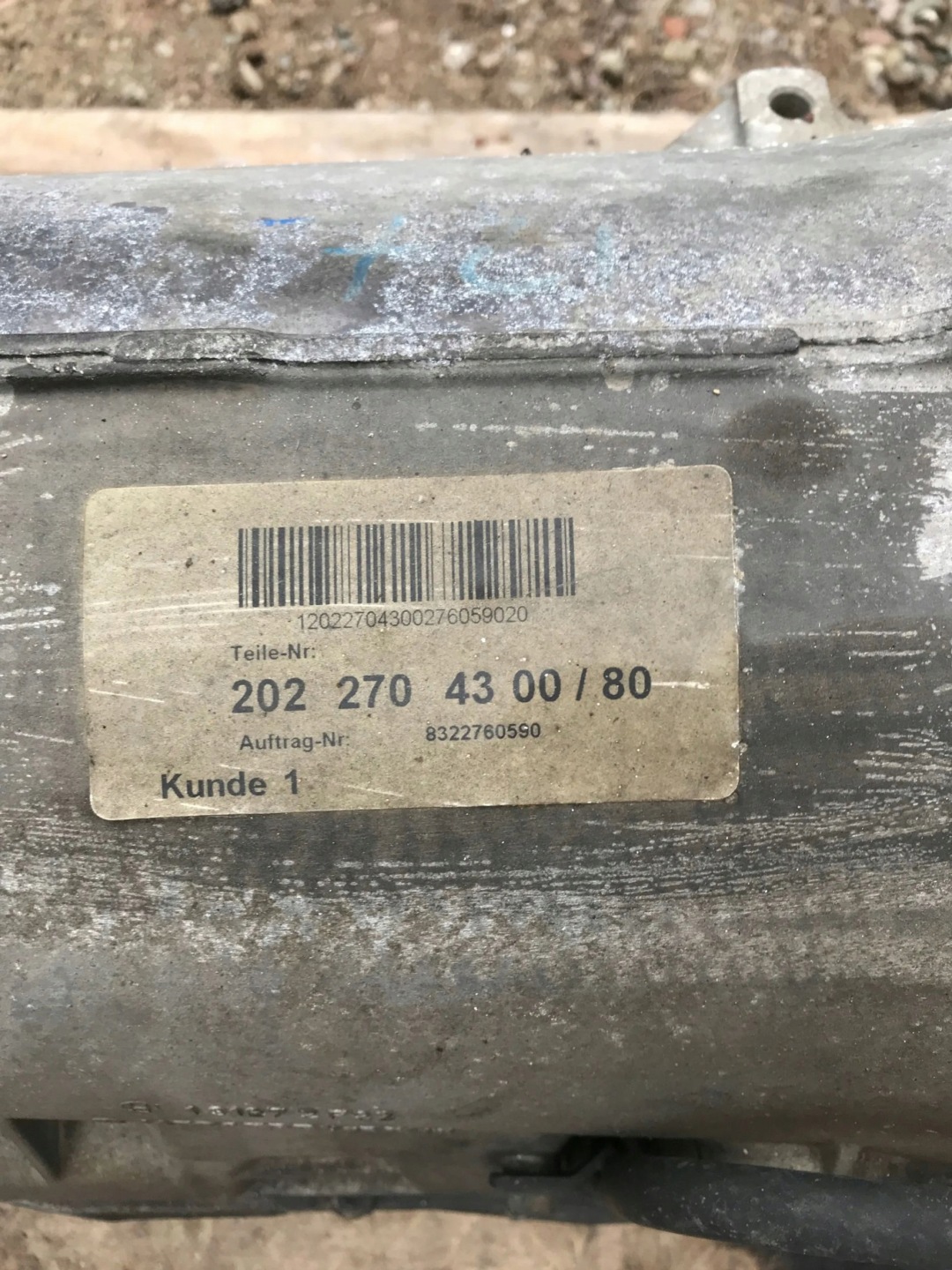 MERCEDES W202 W210 2.2 CDI Getriebe 722614