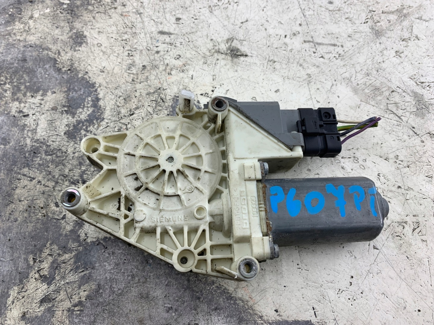PEUGEOT 607 mini motor windows right rear part 105265-104