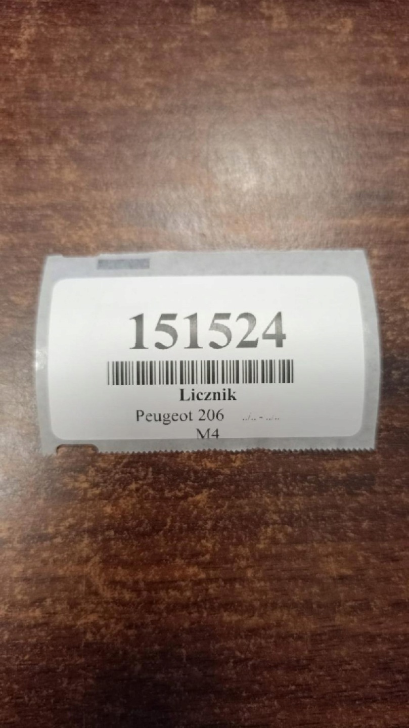 PEUGEOT 206 dials 9645096480