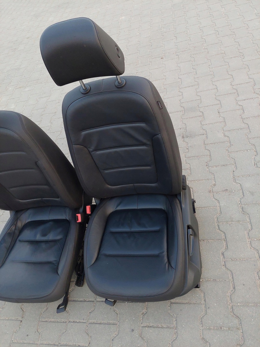 seat front front GRZANY left + airbag complete VW TOUAREG II 2 7P