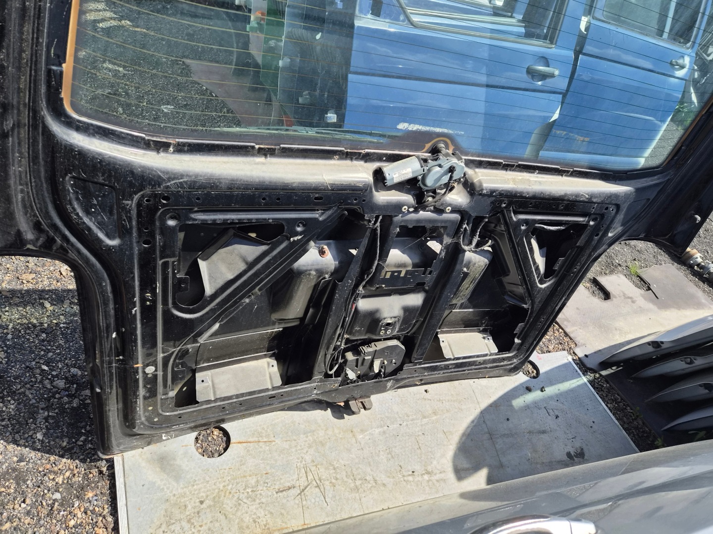 trunk door cover boot rear part VW T5 T5 LIFT black