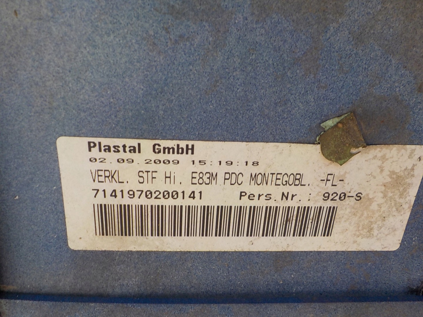 337 BMW X3 E83 m-packet LIFT bumper rear part rear PDC
