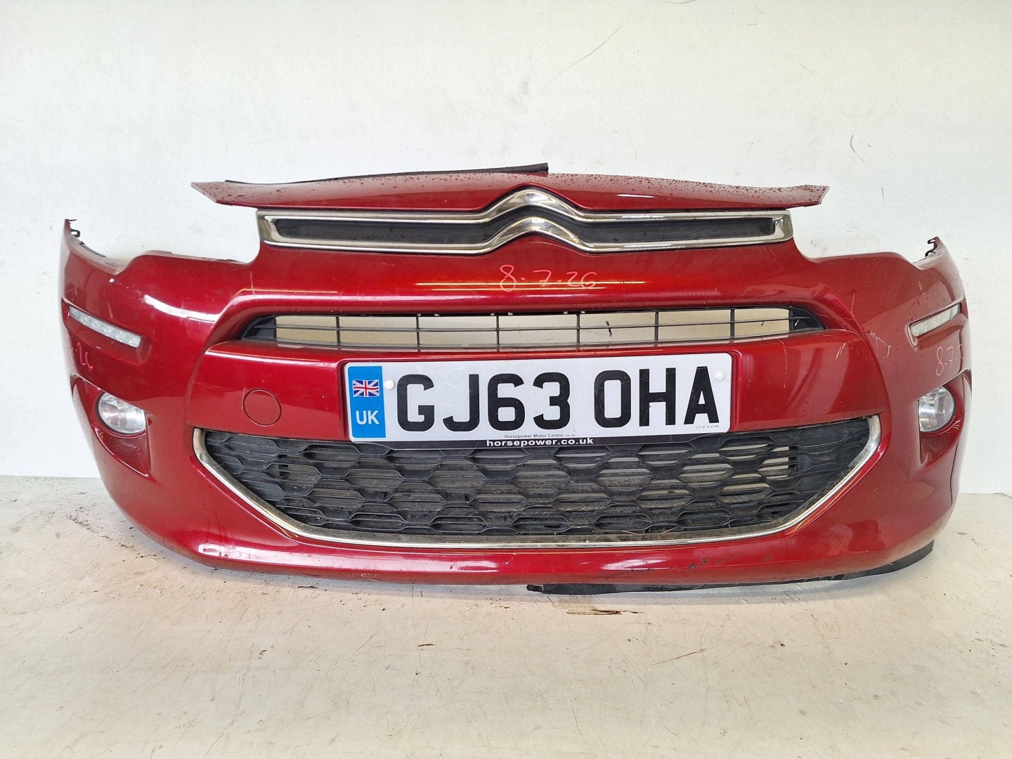 CITROEN C3 II LIFT 13-17 bumper + LED