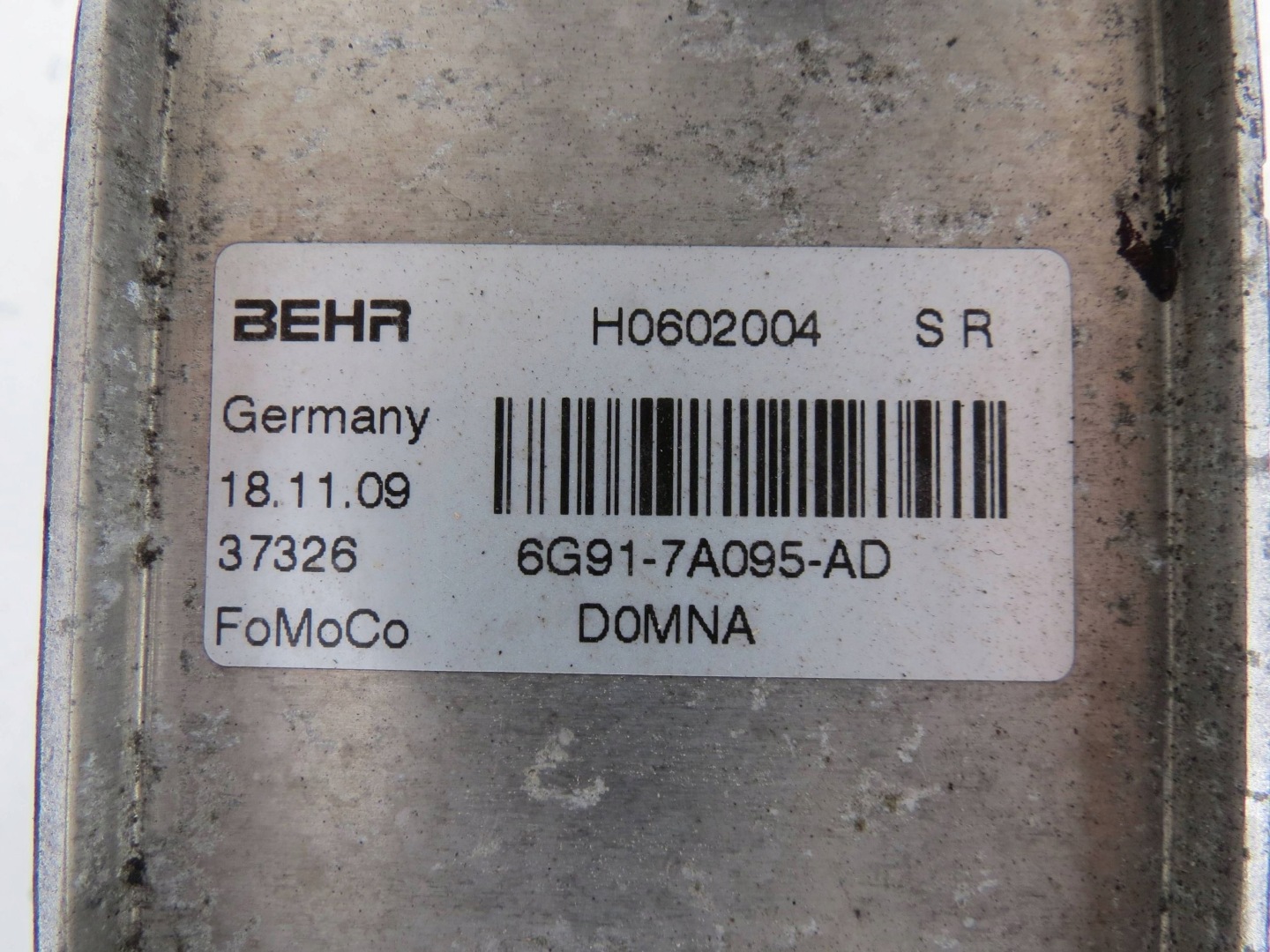 olejový chladič převodovky převodů GENUINE 6G917A095AD