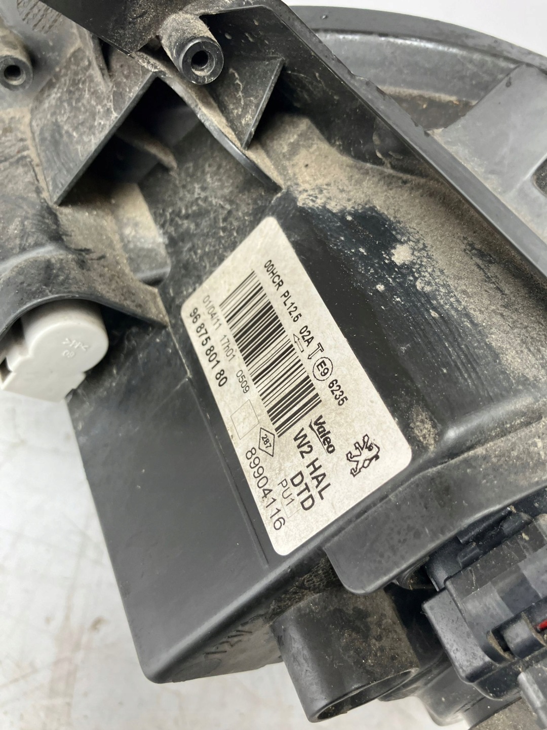 light right front PEUGEOT 508 PRZEDLIFT 9687580180