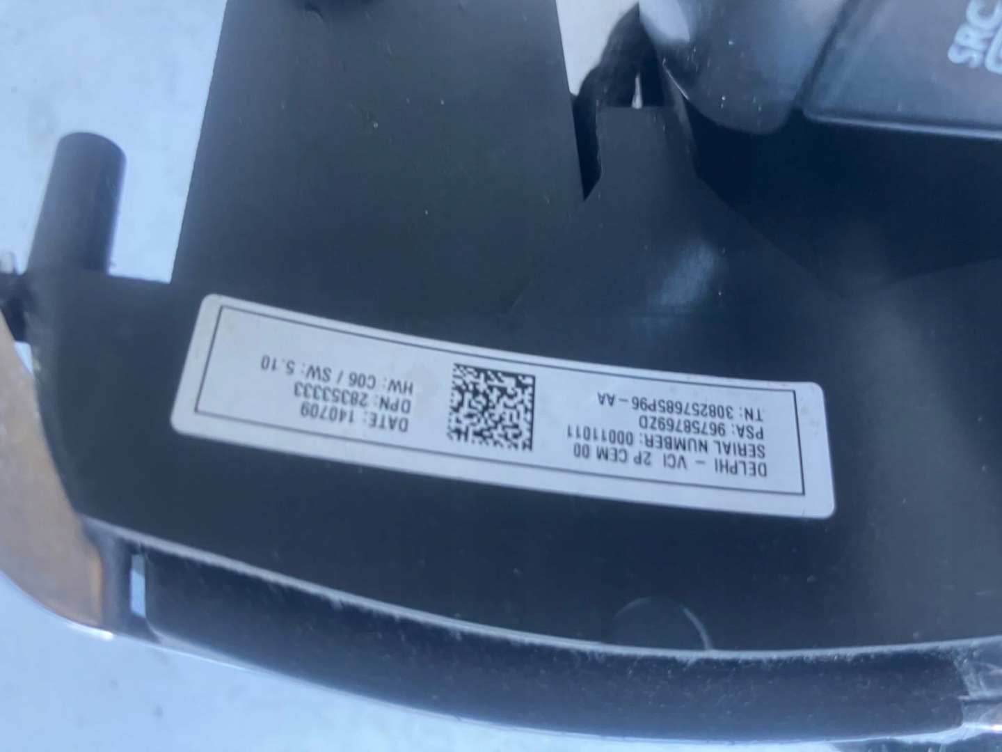 PRZYCISKI MULTIFUNKCJA des Lenkrads CITROEN C4 II B7 96758769ZD