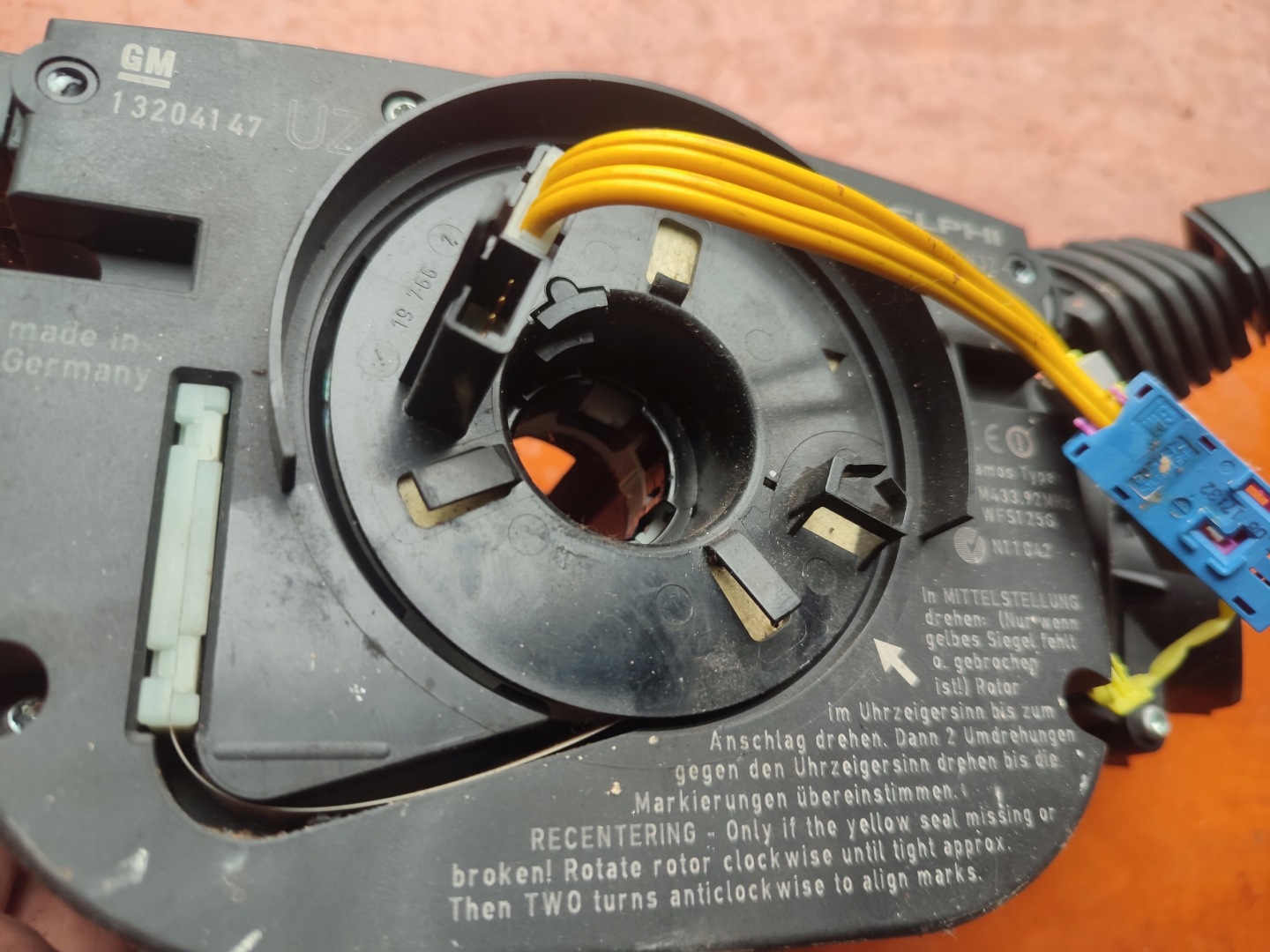 DEVIO LUCI TERGICRISTALLO TERGI OPEL VECTRA 13204147 UZ