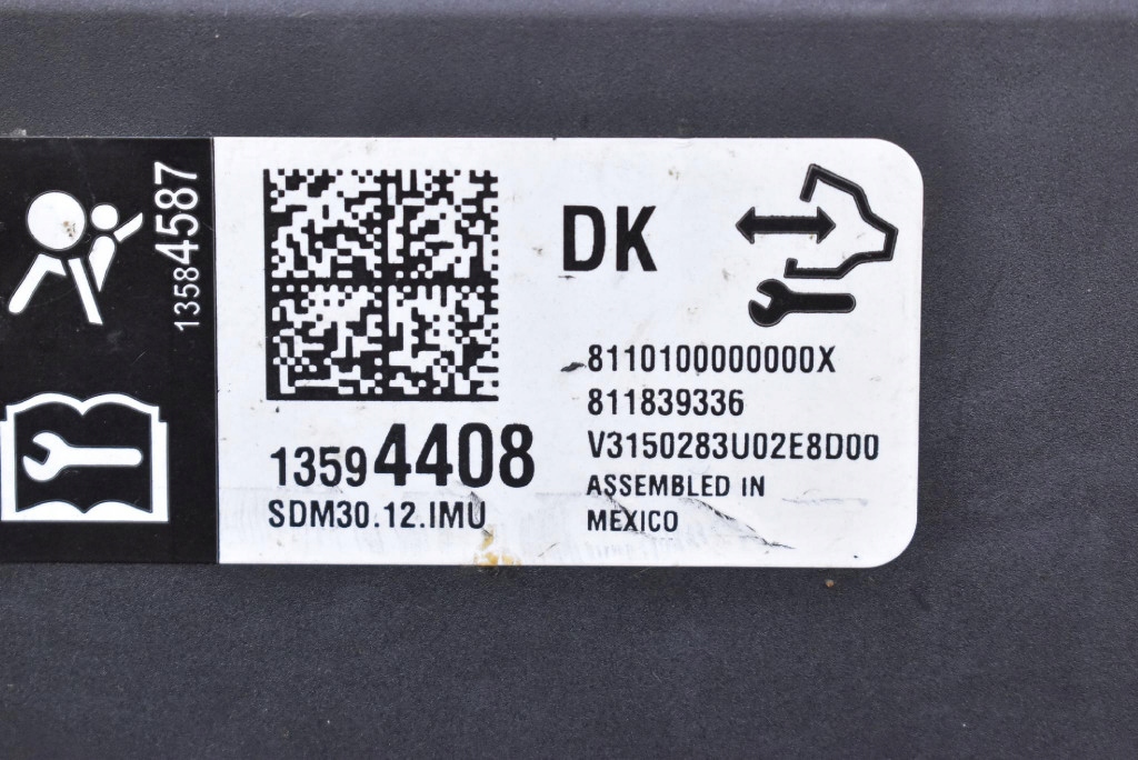 modulo SENSOR airbag airbag 13594408 OPEL MOKKA A 12-15