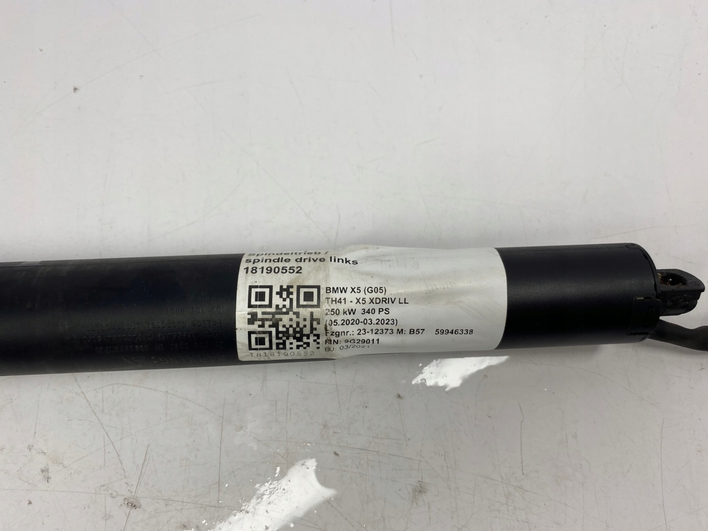 BMW X5 G05 Dämpfer heckklappe 9482800