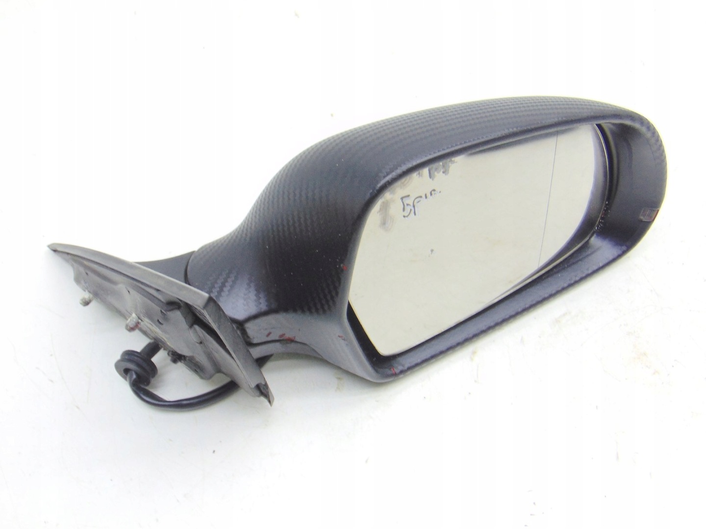 mirror exterior right AUDI A5 8T 6 PIN CARBON