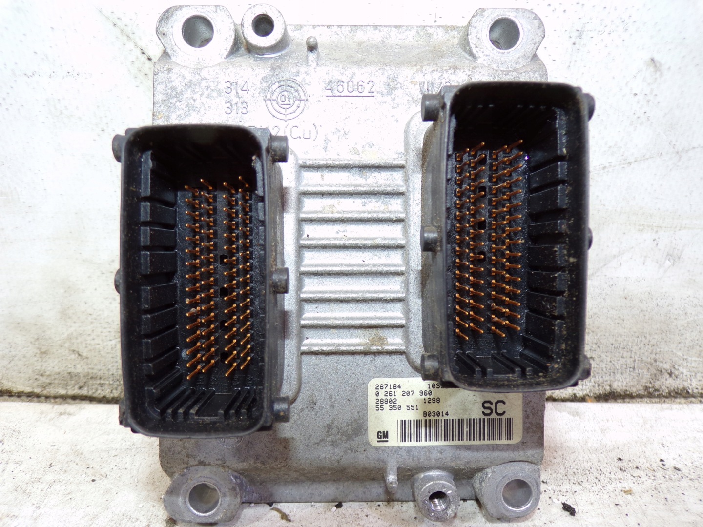 computer control unit of the engine OPEL CORSA D 1.0 0261207960