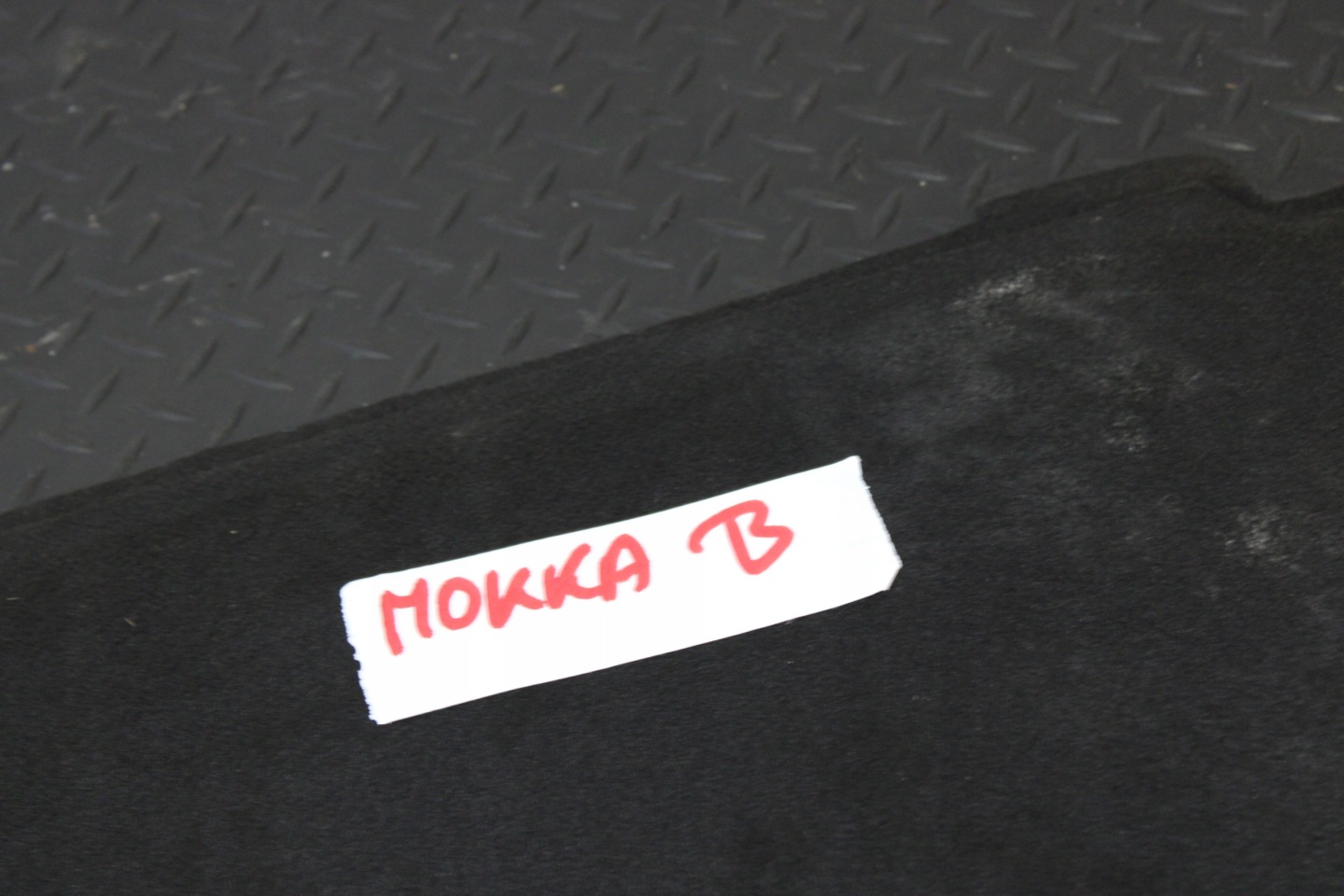 floor boot upholstery OPEL MOKKA B II 2