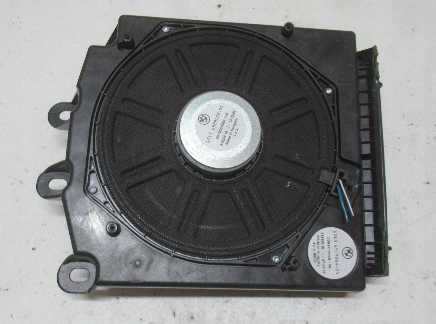 BMW E60 3.0 LCI 08R speaker SUBWOOFER right 6919354