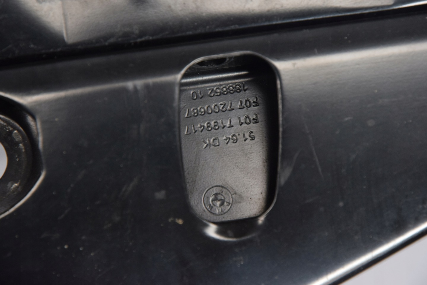 front panel, wall sheet metal sider BMW 7 F01 F02 F04