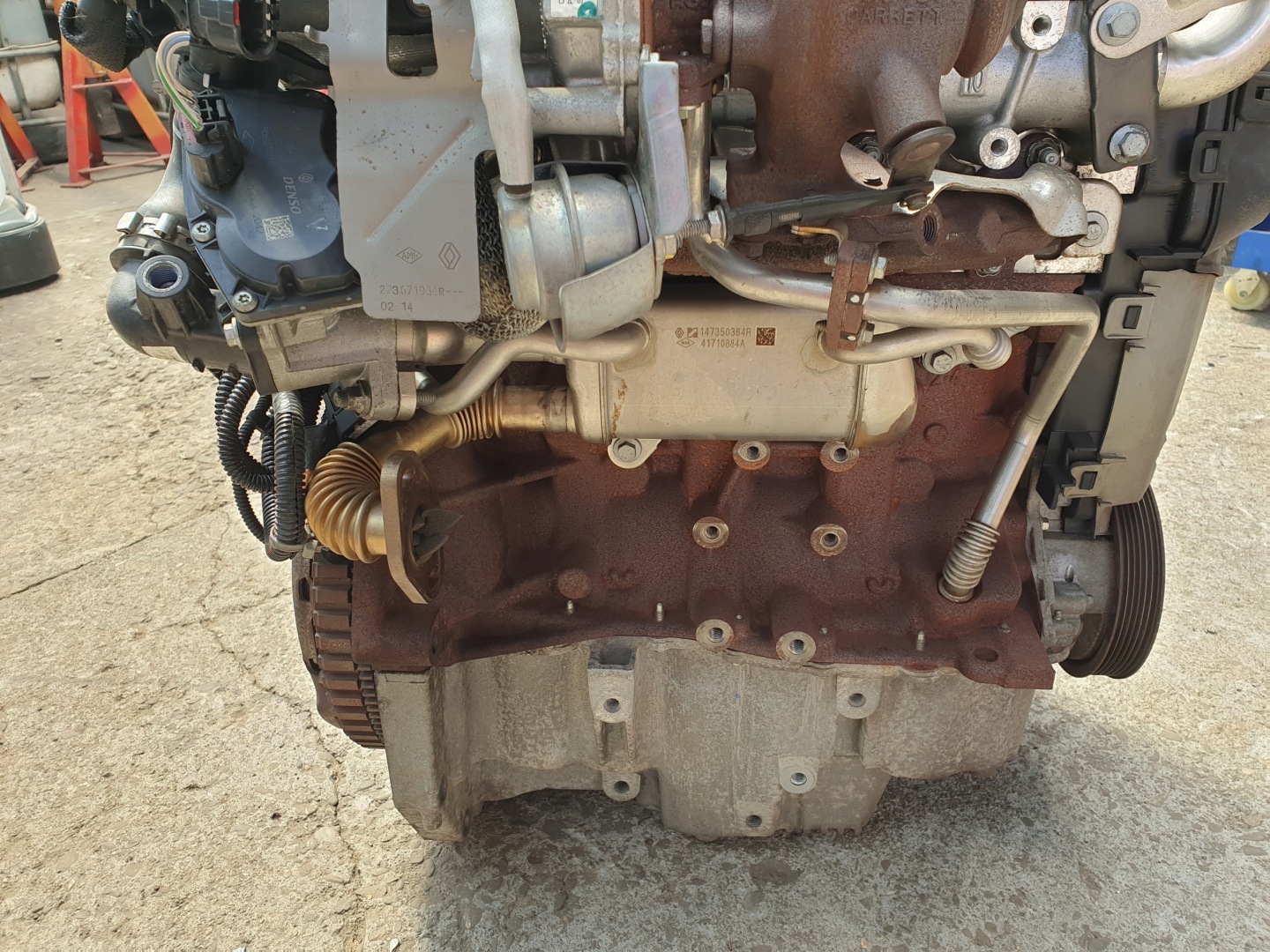 engine KPL 1.5 DCI K9KB608 RENAULT CLIO 4 IV CAPTUR 2014