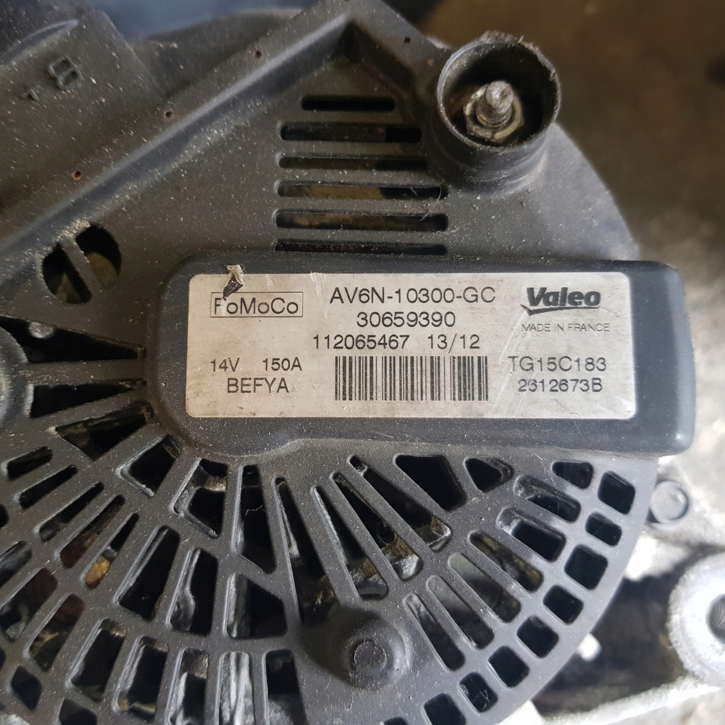 FORD FOCUS MK3 1.6 TDCI alternator AV6N10300GC