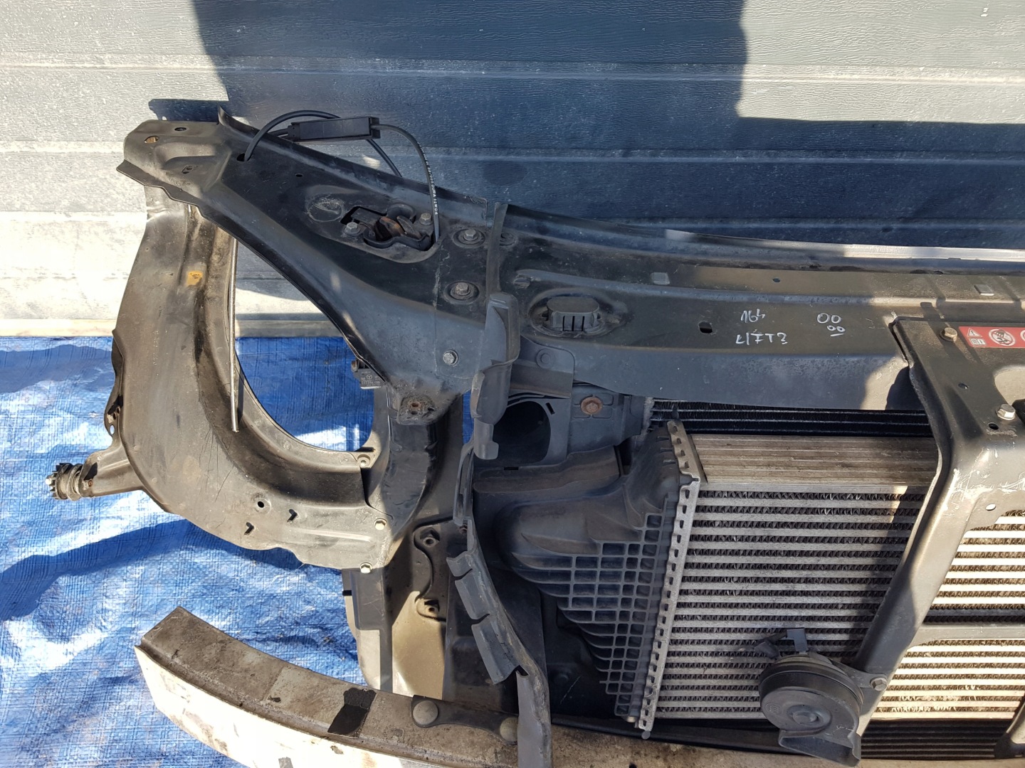 support panel for radiators radiator MERCEDES ML W164 350 LIFT 3.0CDI