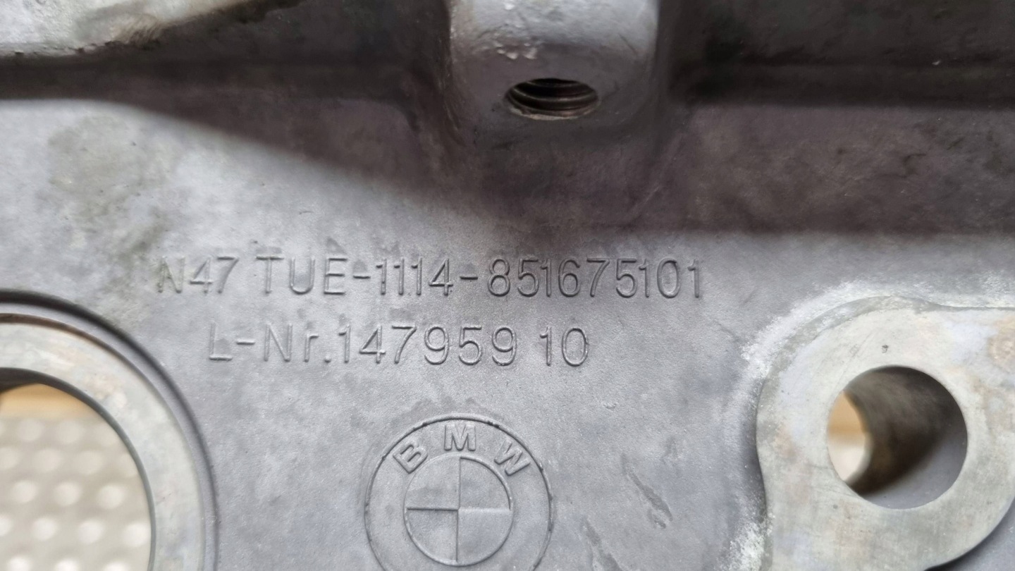 Couvercle Couvercle carter distribution 8516751 BMW F10 X1 E84 E90 E91 E92 E60 F20 F30 N47