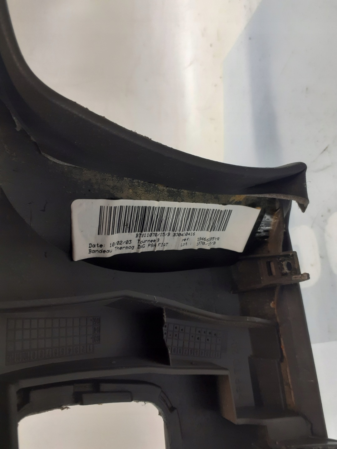 PANEL du tableau de bord Console PEUGEOT 807 CITROEN C8 EUROPA