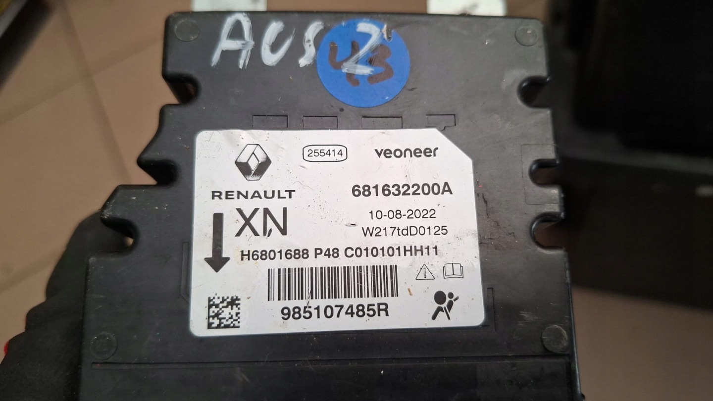 modul SENSOR légzsák RENAULT AUSTRAL 985107485R