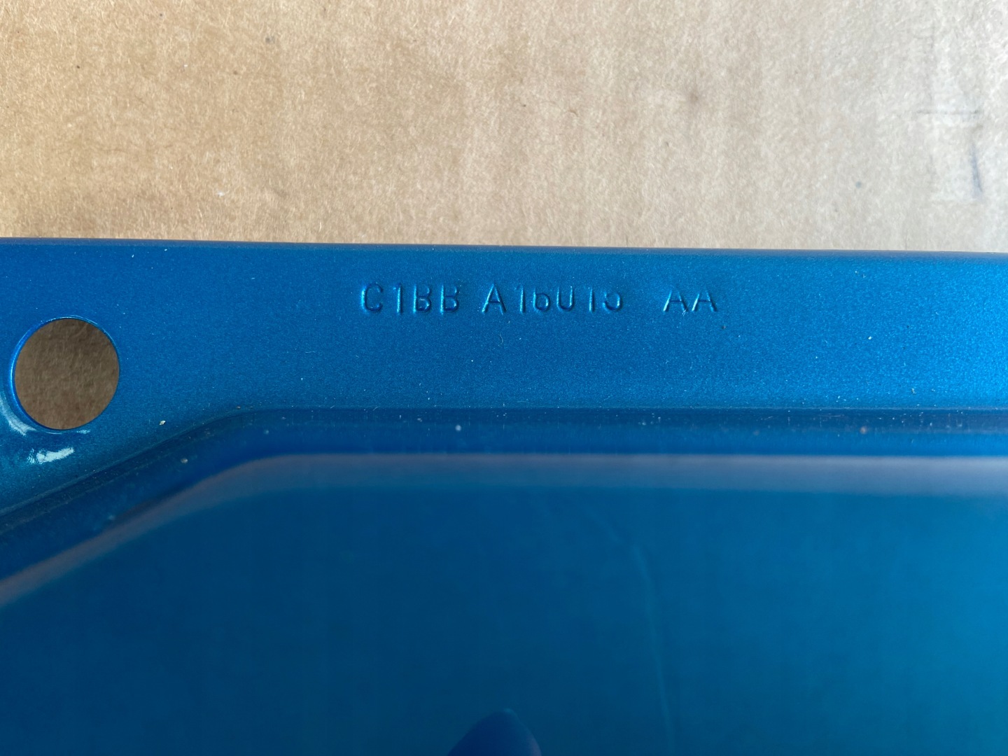 FORD FIESTA MK7 LIFT 2012-2017 fender right front BLUE CANDY