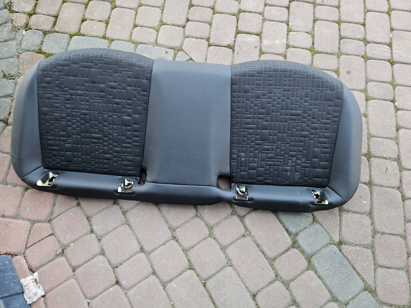 Sitz heck hinten Sitz siedzisko Halbleder Leder Opel Corsa E