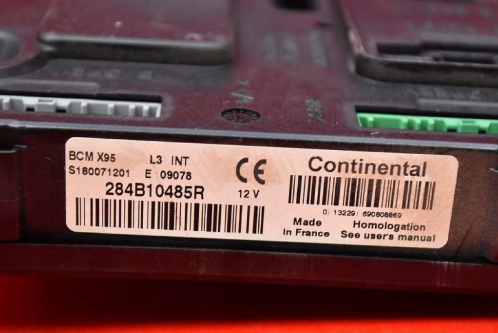 control unit module BCM 284B10485R RENAULT MEGANE 3 III 1.5 DCI 106 KM 08-14