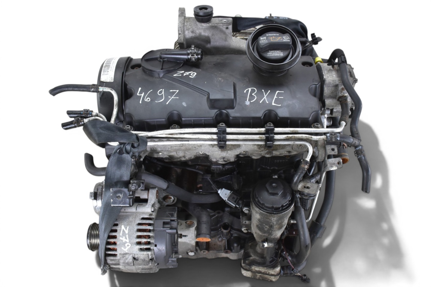 engine PASSAT B6 GOLF V TOURAN OCTAVIA II TOLEDO 1.9TDI 105KM BXE KOMPRESJA